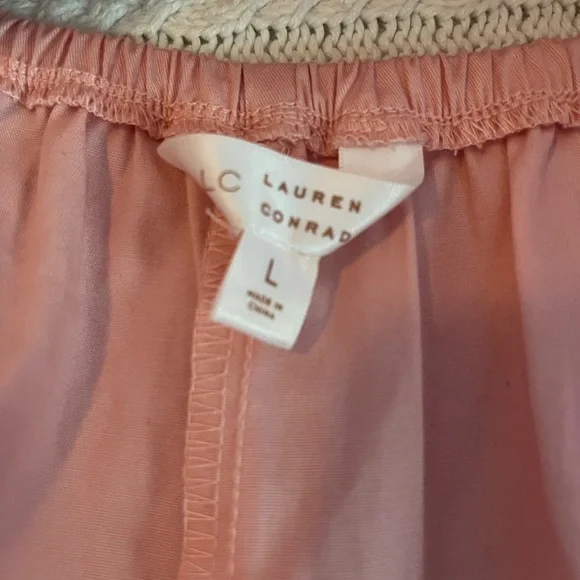 Lauren Conrad Vibrant Summer Dress, Pink Shades. Cotton & spandex blend SZ L - Picture 4 of 16